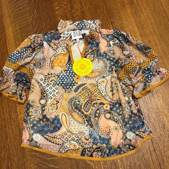 Aldan Aldaar Lottie Paisley Blouse in XS/S - Picture 4 of 6